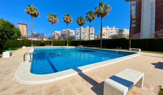 Apartamento Atenas Piscina 4 pax, Inmobiliaria Leo Playa de San Juan