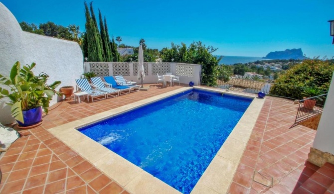 Argentario-4 - sea view villa with private pool in Benissa