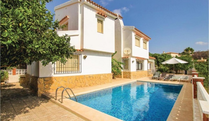 Awesome home in Benissa with 4 Bedrooms, WiFi and Swimming pool