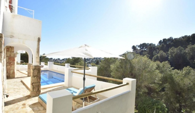 Ibiza style Villa in Moraira with Private Pool