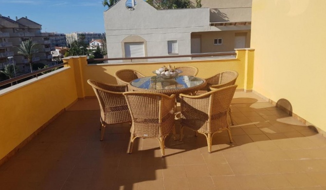 Fantastic Apartment in Denia with Roof Terrace and Garden