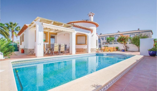 Stunning home in Els Poblets with 3 Bedrooms, WiFi and Outdoor swimming pool