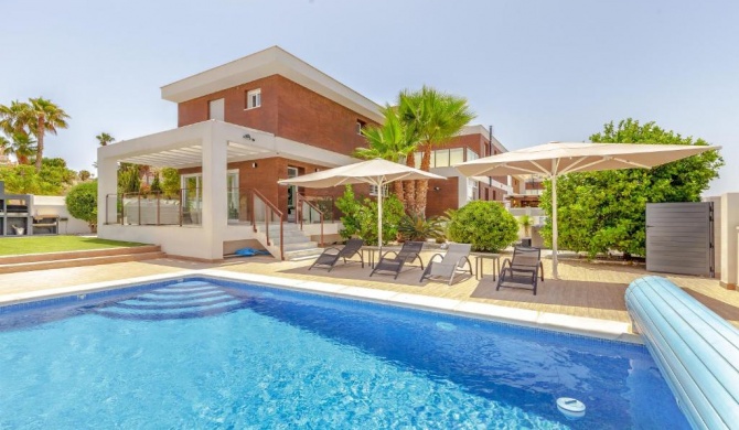 Casa Bos Orange Wellness Luxury Entire Villa Jacuzzi & Pool Gran Alacant near Beach