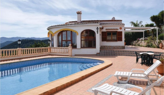 Nice home in Oliva with 3 Bedrooms, Indoor swimming pool and Outdoor swimming pool